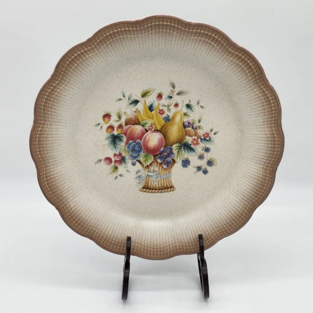 Mikasa Grand Manner Welcome Round Chop Plate Platter 12 7/8 in